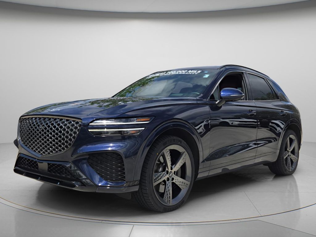 Adriatic Blue 2023 Genesis GV70 3.5T Sport AWD SUV / Crossover All-Wheel Drive 8-Speed Automatic