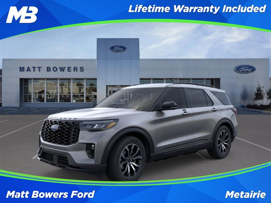 Carbonized Gray Metallic 2026 Ford Explorer SUV / Crossover Rear-Wheel Drive Automatic