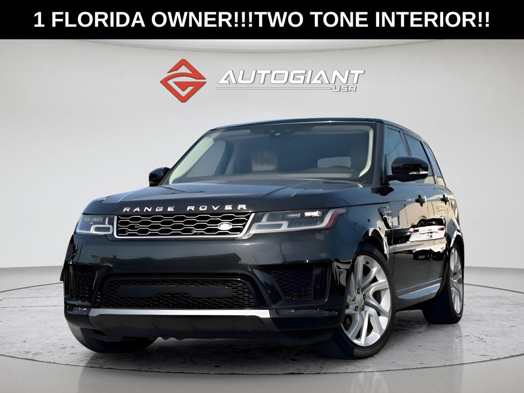 Black 2019 Land Rover Range Rover Sport SUV / Crossover  8-Speed Automatic