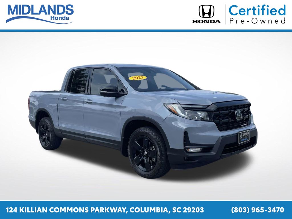 Sonic Gray Pearl 2025 Honda Ridgeline Pickup Truck All-Wheel Drive 9-Speed Automatic