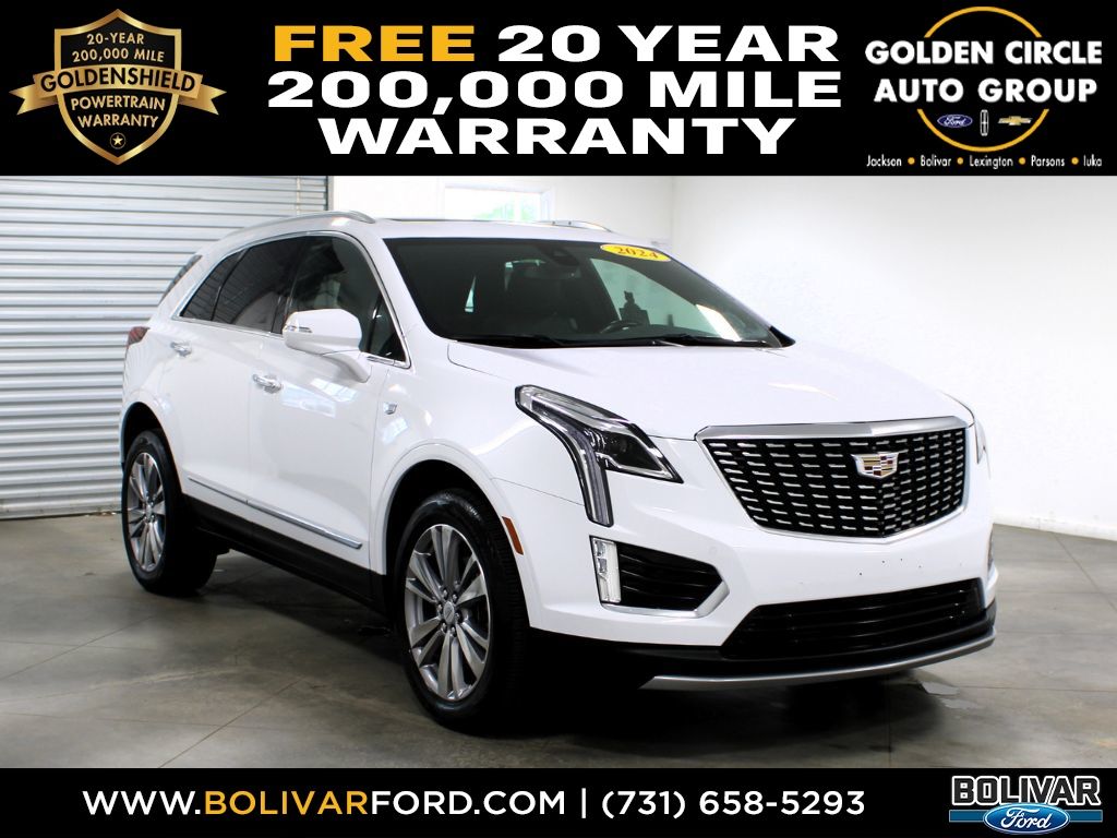 Crystal White Tricoat 2024 Cadillac XT5 SUV / Crossover Four-Wheel Drive 9-Speed Automatic