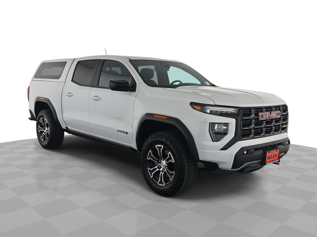 Summit White 2023 GMC Canyon Pickup Truck Four-Wheel Drive 8-Speed Automatic