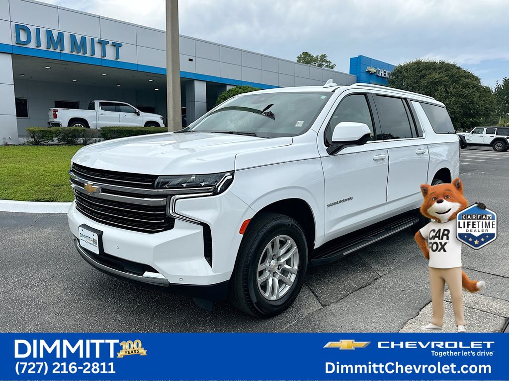 Summit White 2024 Chevrolet Suburban SUV / Crossover Four-Wheel Drive 