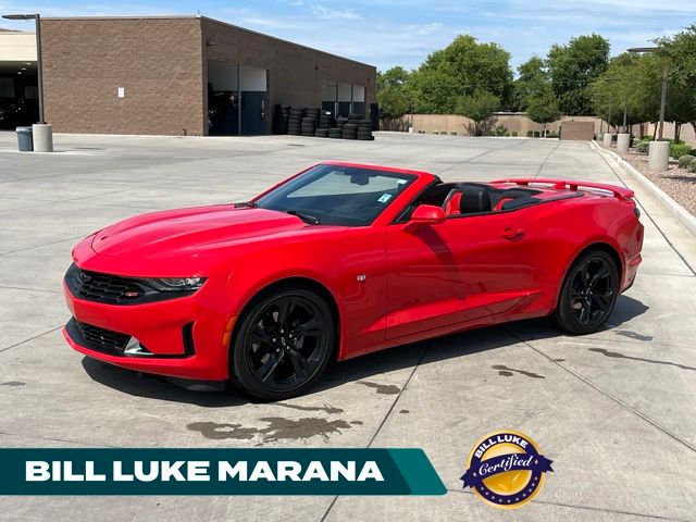 Red Hot 2024 Chevrolet Camaro Convertible Rear-Wheel Drive Automatic