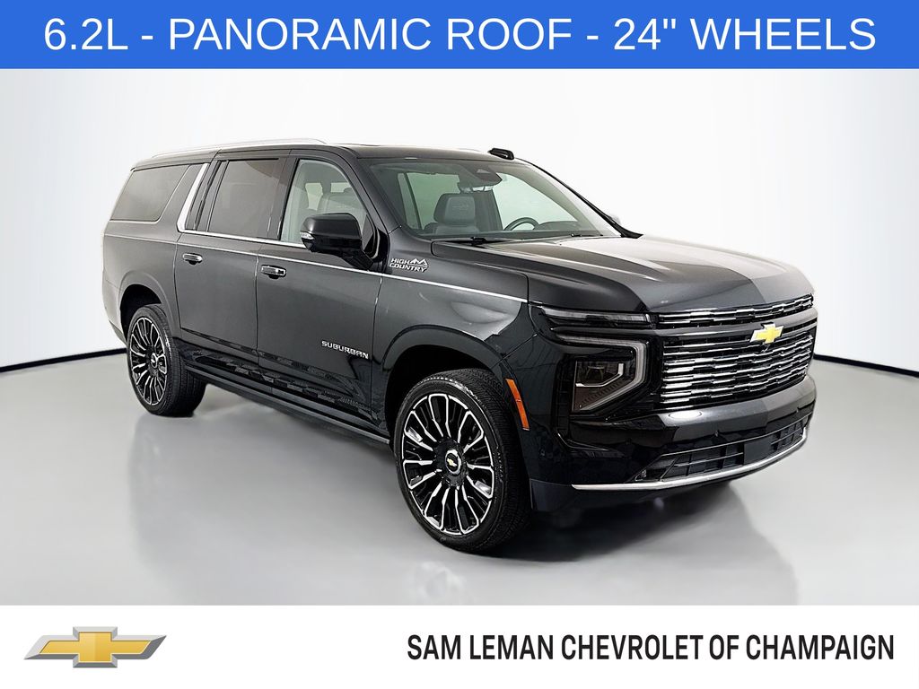 Black 2025 Chevrolet Suburban SUV / Crossover Four-Wheel Drive