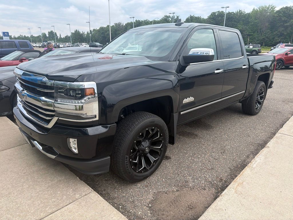 Black 2016 Chevrolet Silverado 1500 Pickup Truck Four-Wheel Drive 8-Speed Automatic Overdrive