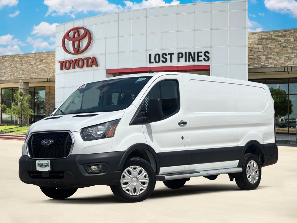 Oxford White 2024 Ford Transit Cargo 250 Low Roof LB RWD Van Rear-Wheel Drive