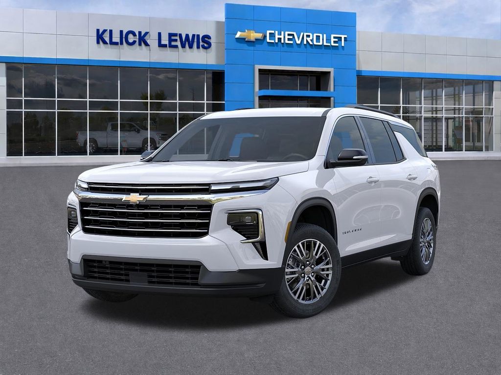 2026 Chevrolet Traverse LT White at Klick Lewis Buick Chevrolet