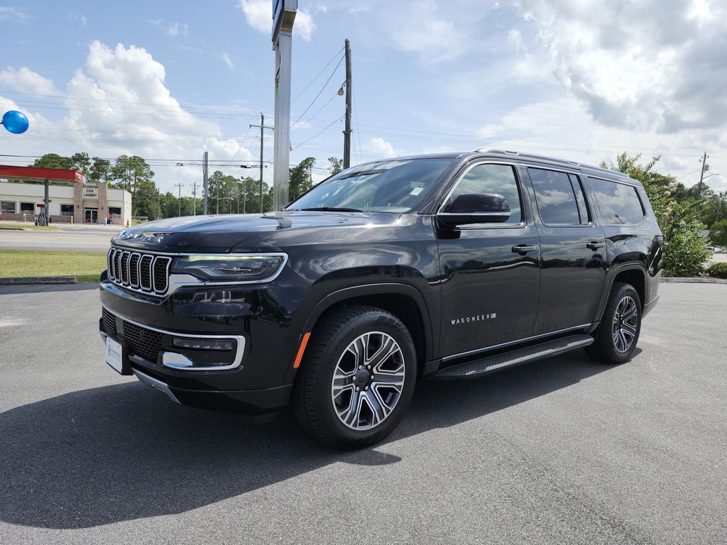 Diamond Black Crystal Pearlcoat 2024 Jeep Wagoneer L SUV / Crossover 4X2 8-Speed Automatic