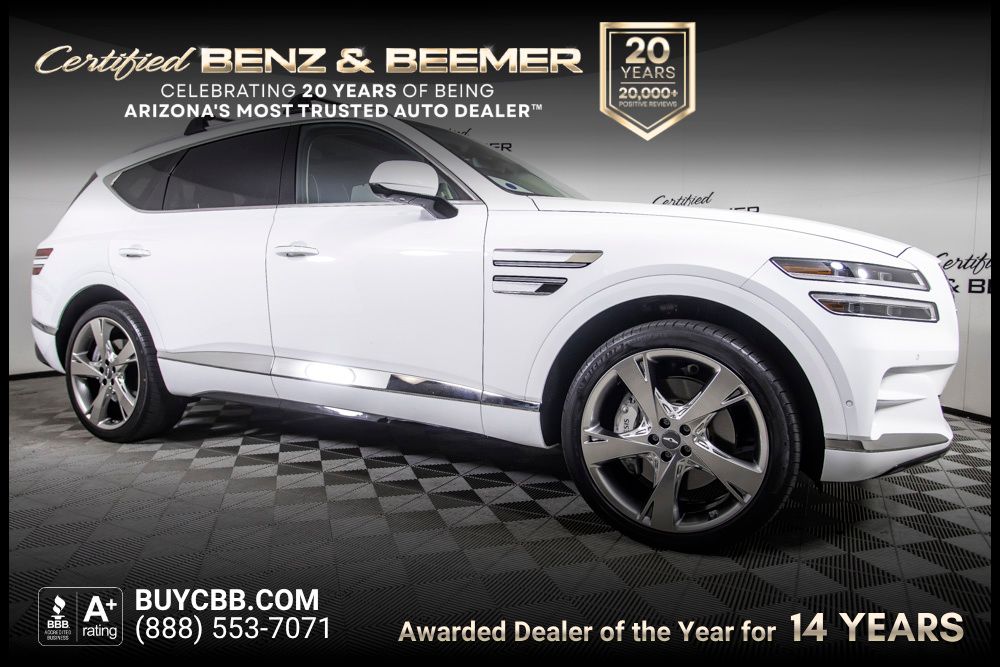 Alta White 2024 Genesis GV80 3.5T AWD SUV / Crossover All-Wheel Drive 8-Speed Automatic