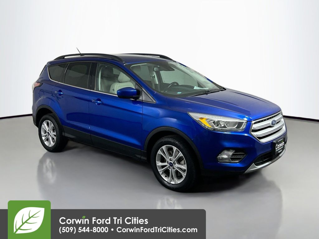 Lightning Blue Metallic 2018 Ford Escape SEL AWD SUV / Crossover All-Wheel Drive 6-Speed Automatic