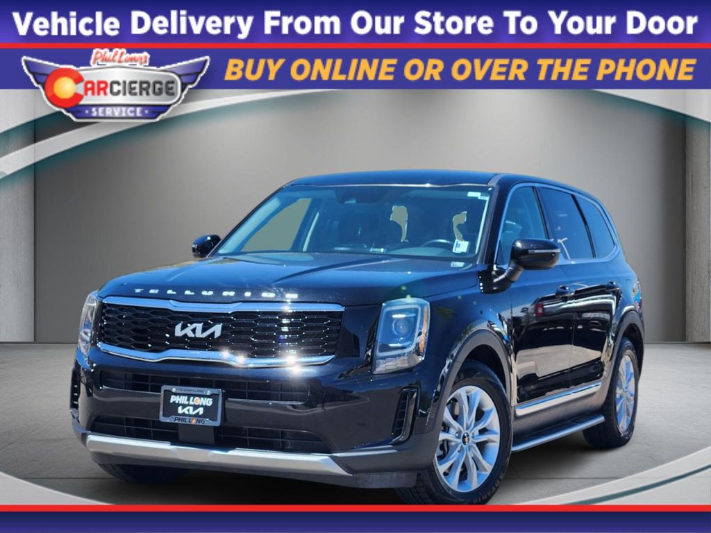Ebony Black 2022 Kia Telluride SUV / Crossover All-Wheel Drive 8-Speed Automatic