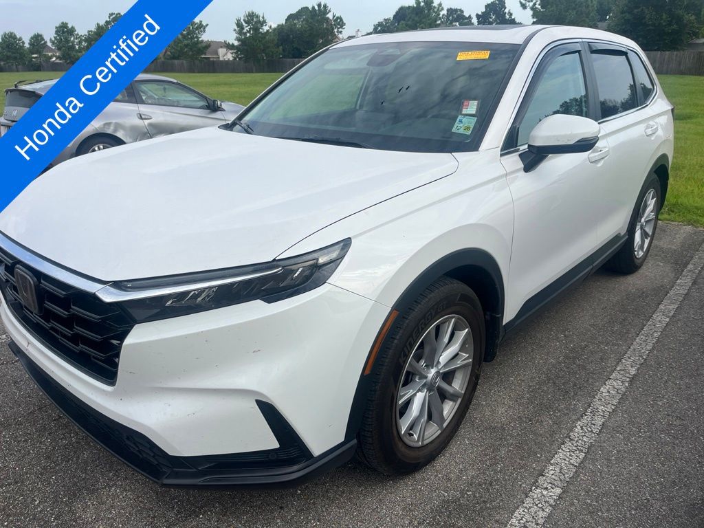 Platinum White Pearl 2024 Honda CR-V SUV / Crossover Front-Wheel Drive Continuously Variable Transmission