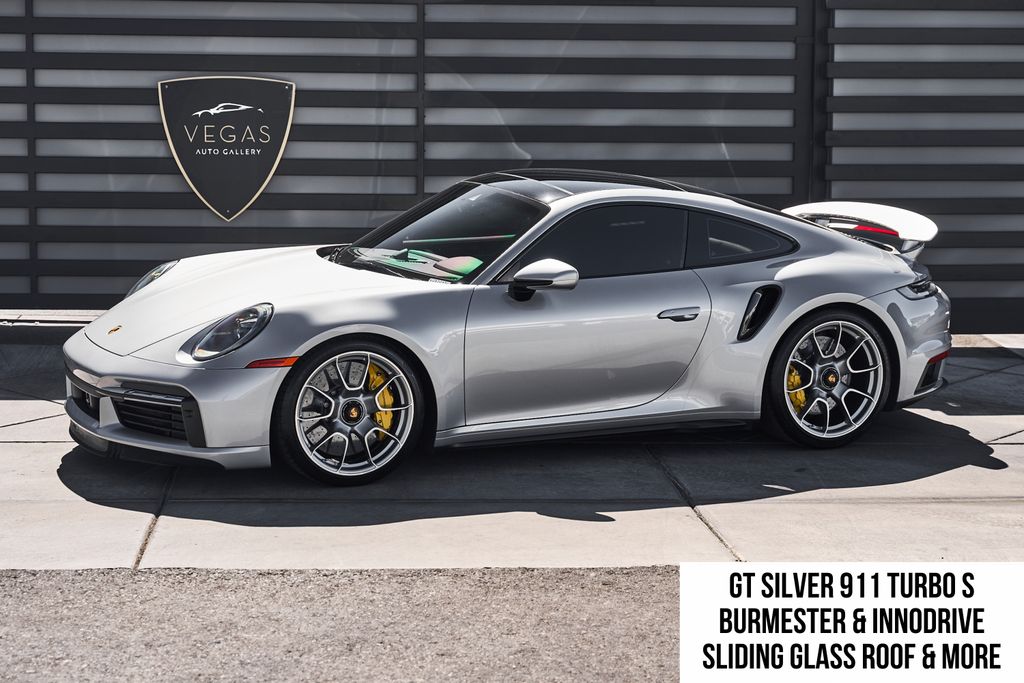 Silver 2021 Porsche 911 Coupe All-Wheel Drive 8-Speed Automatic