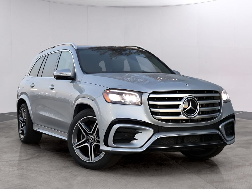 Cirrus Silver Metallic 2025 Mercedes-Benz GLS 450 4MATIC SUV / Crossover All-Wheel Drive 9-Speed Automatic