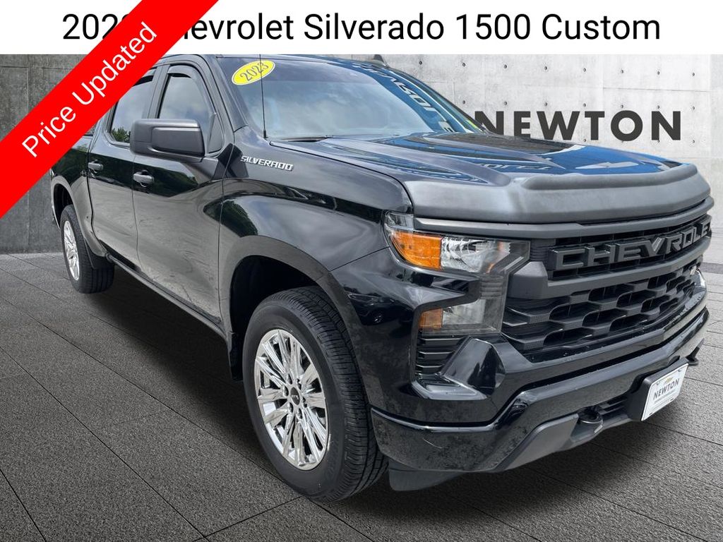 Black 2023 Chevrolet Silverado 1500 Pickup Truck Four-Wheel Drive 8-Speed Automatic