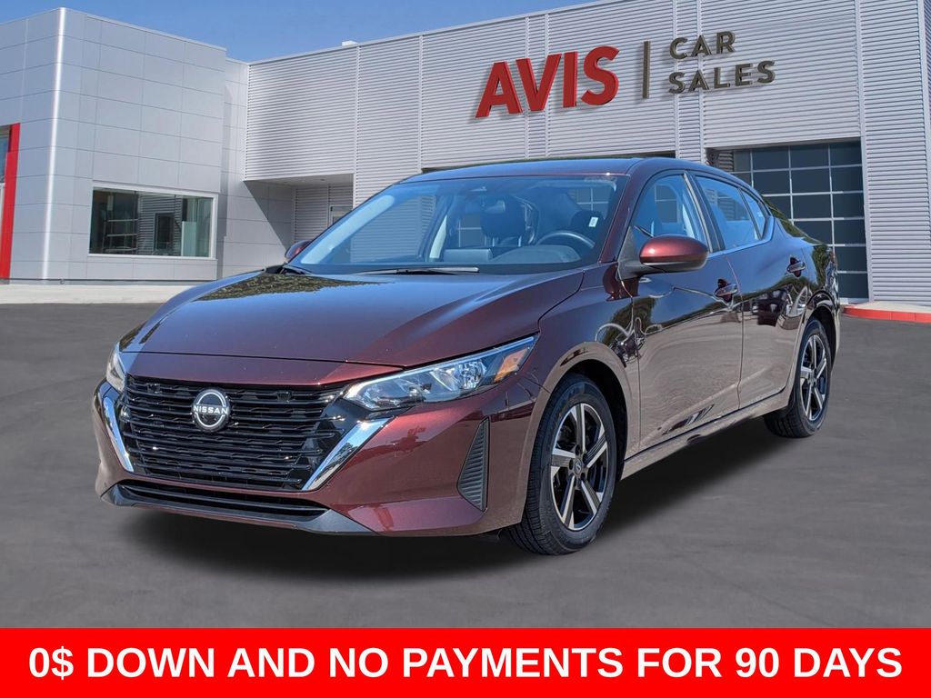 Rosewood Metallic 2025 Nissan Sentra SV FWD Sedan Front-Wheel Drive Continuously Variable Transmission