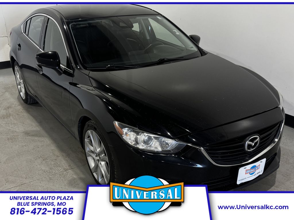 Jet Black Mica 2017 Mazda MAZDA6 Touring Sedan FWD Sedan Front-Wheel Drive 6-Speed Automatic