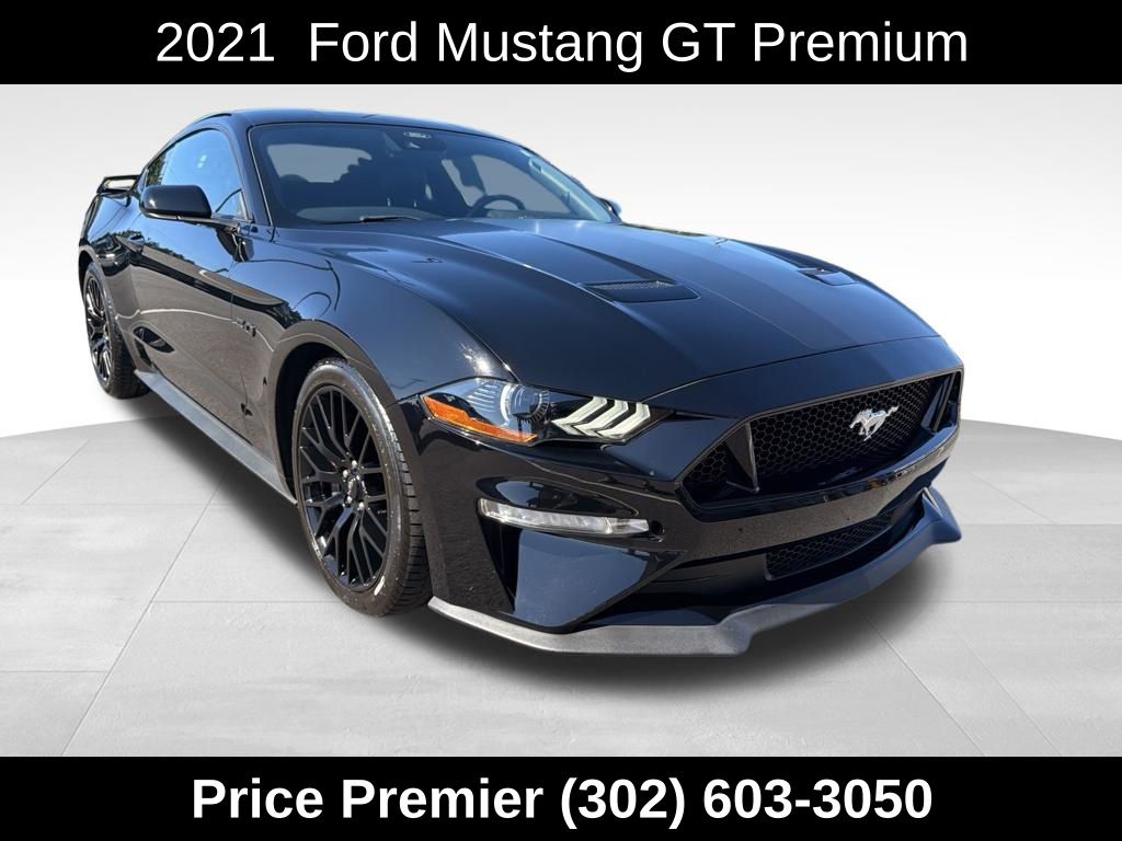 Shadow Black 2021 Ford Mustang Coupe Rear-Wheel Drive Automatic