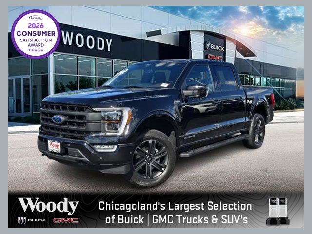 Black Metallic 2022 Ford F-150 Pickup Truck Four-Wheel Drive Automatic