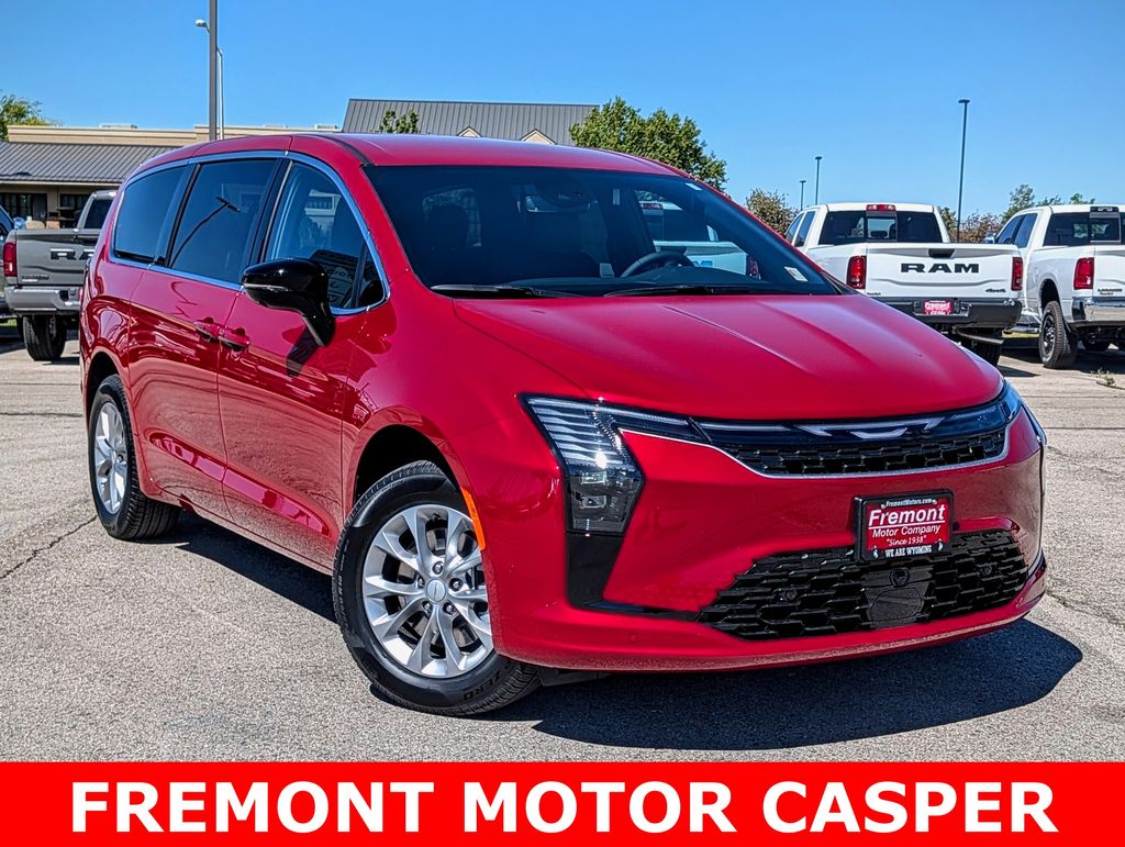 Red Hot Pearlcoat 2027 Chrysler Pacifica Select AWD Minivan All-Wheel Drive 9-Speed Automatic