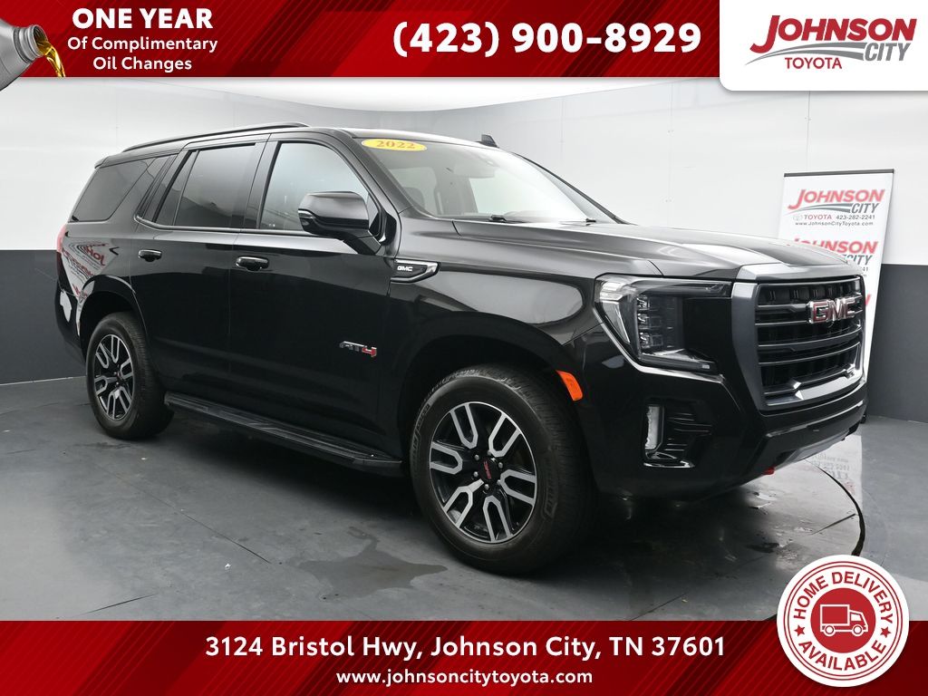 Onyx Black 2022 GMC Yukon AT4 4WD SUV / Crossover Four-Wheel Drive