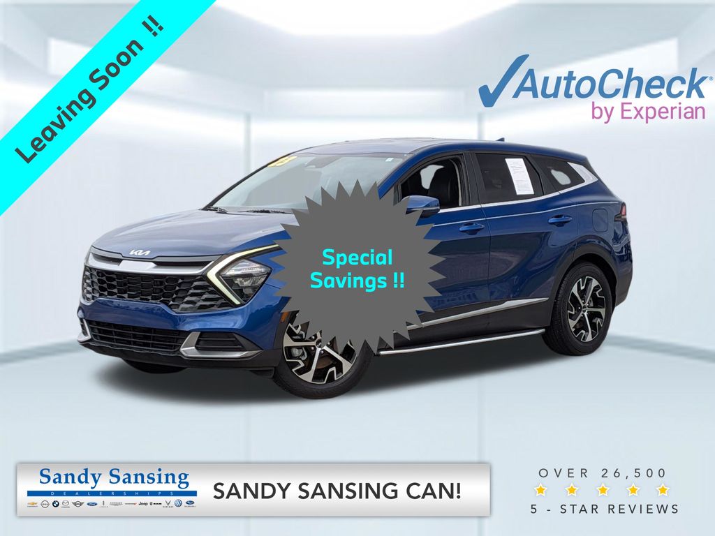 Sapphire Blue 2023 Kia Sportage SUV / Crossover Front-Wheel Drive 8-Speed Automatic