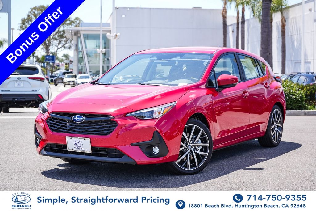 Pure Red 2026 Subaru Impreza Wagon All-Wheel Drive Continuously Variable Transmission