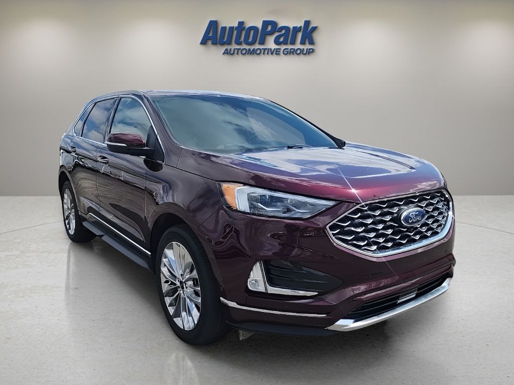 Red (Burgundy) 2024 Ford Edge SUV / Crossover All-Wheel Drive 8-Speed Automatic