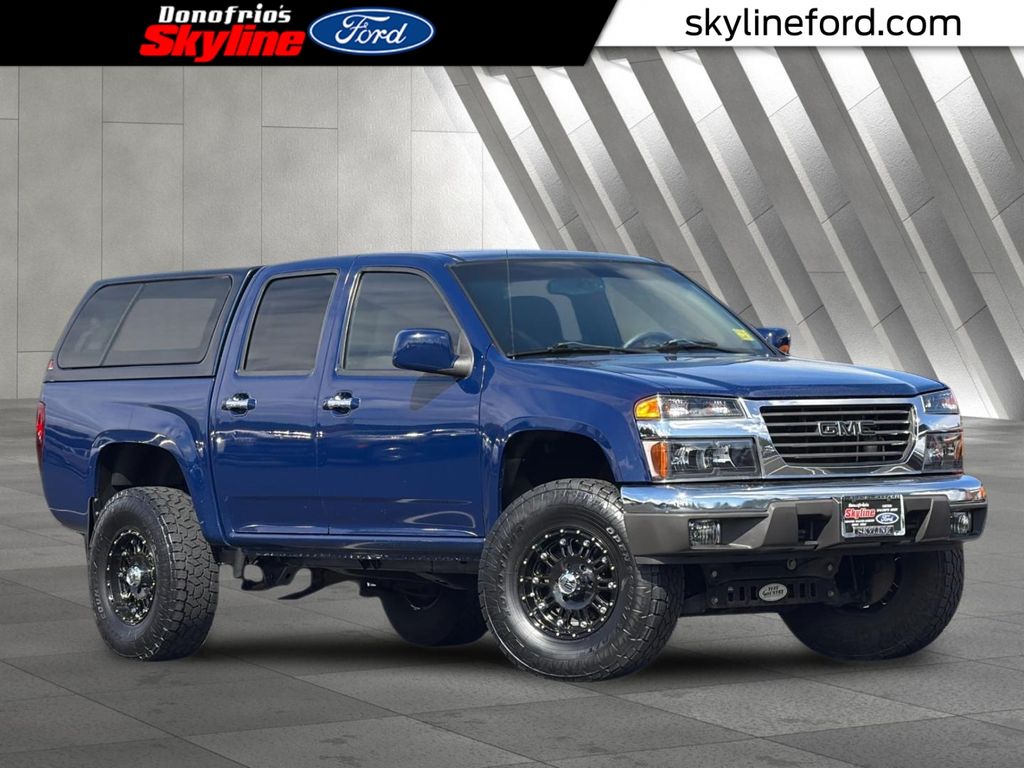 Navy Blue 2011 GMC Canyon Pickup Truck Four-Wheel Drive 4-Speed Automatic Overdrive