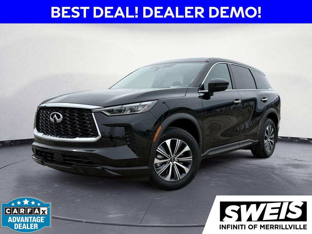 Mineral Black 2025 INFINITI QX60 Pure AWD SUV / Crossover All-Wheel Drive 9-Speed Automatic