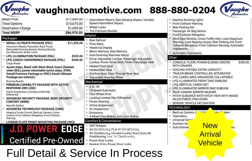 2021 GMC Yukon Denali 4WD