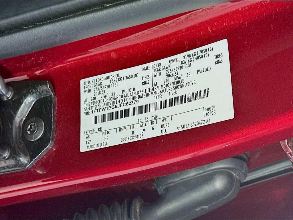 Used 2018 Red Ford Lariat image 35