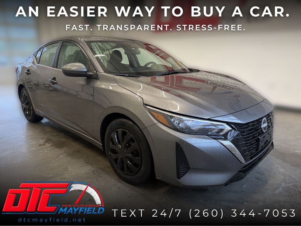Gray (Gun Metallic) 2024 Nissan Sentra Sedan Front-Wheel Drive Continuously Variable Transmission
