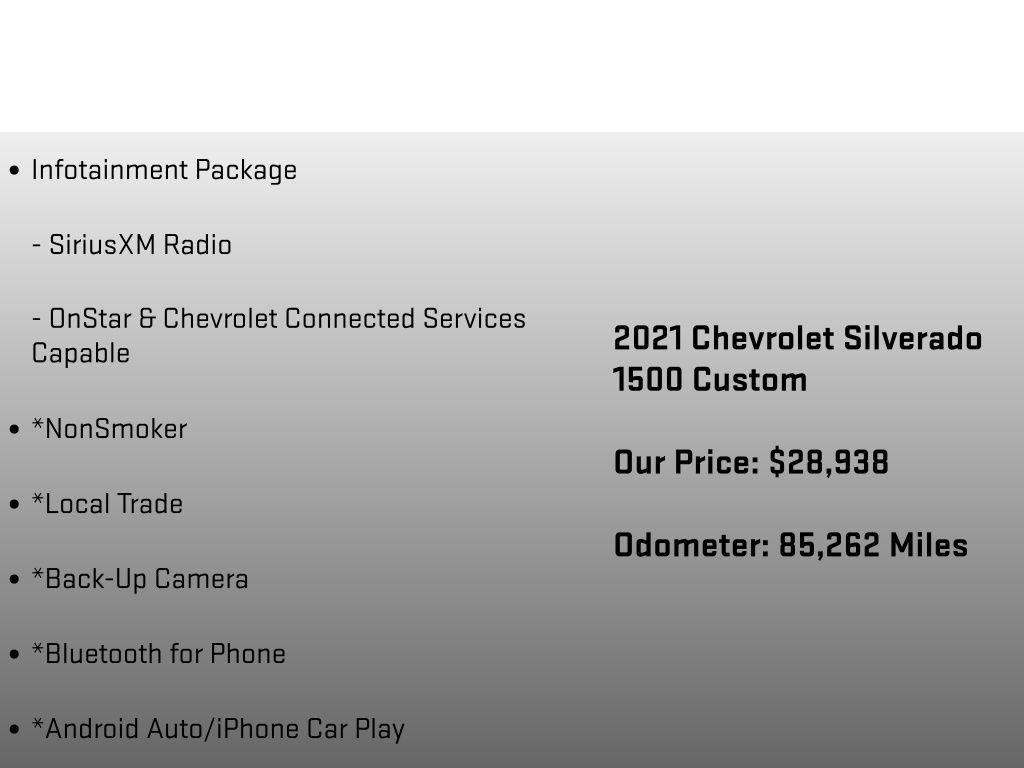 2021 Chevrolet Silverado 1500 Custom White at Auto Express Mitsubishi
