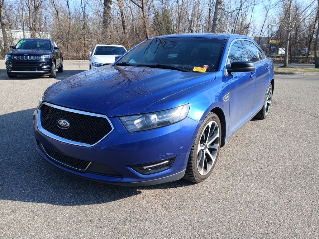 Blue Metallic 2015 Ford Taurus SHO AWD Sedan All-Wheel Drive 6-Speed Automatic