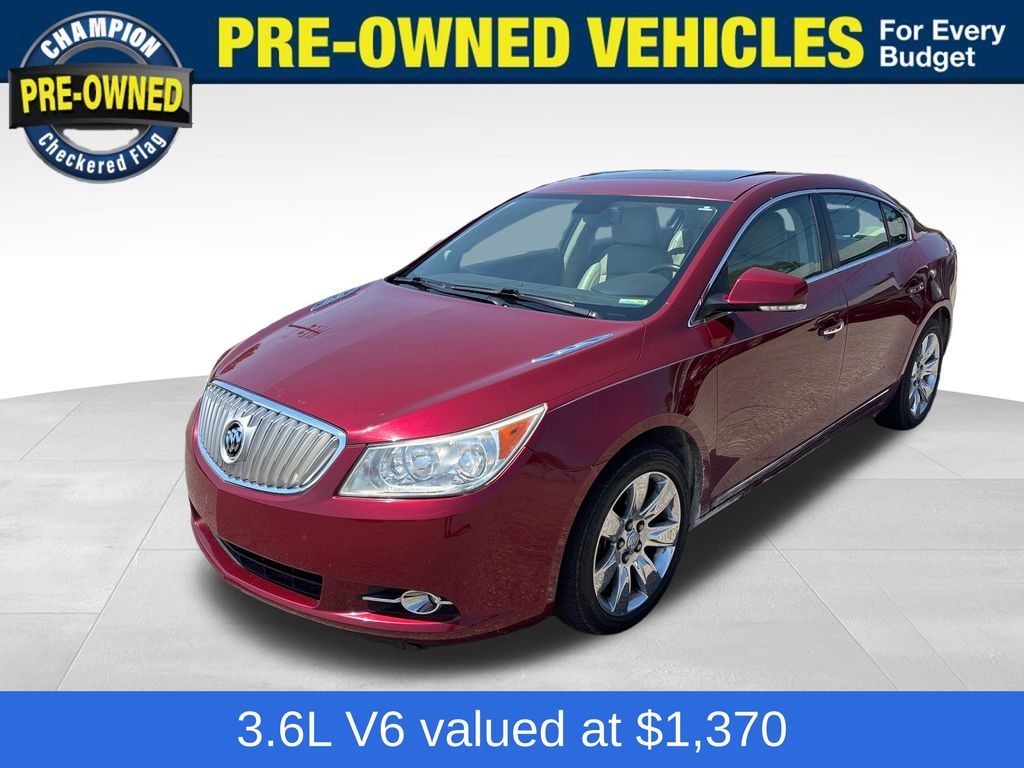 Red Jewel 2011 Buick LaCrosse Sedan Front-Wheel Drive 6-Speed Automatic
