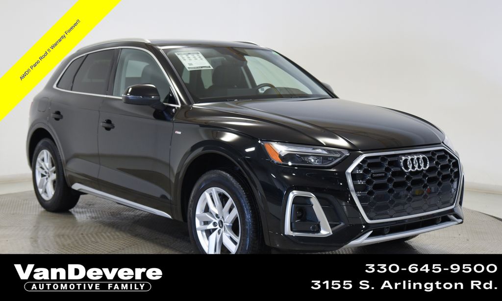 Black Metallic 2023 Audi Q5 quattro Premium S Line 45 TFSI SUV / Crossover All-Wheel Drive 7-Speed Automatic