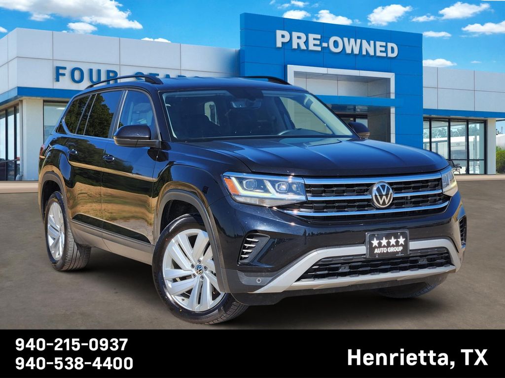 Black 2021 Volkswagen Atlas SUV / Crossover Front-Wheel Drive 8-Speed Automatic