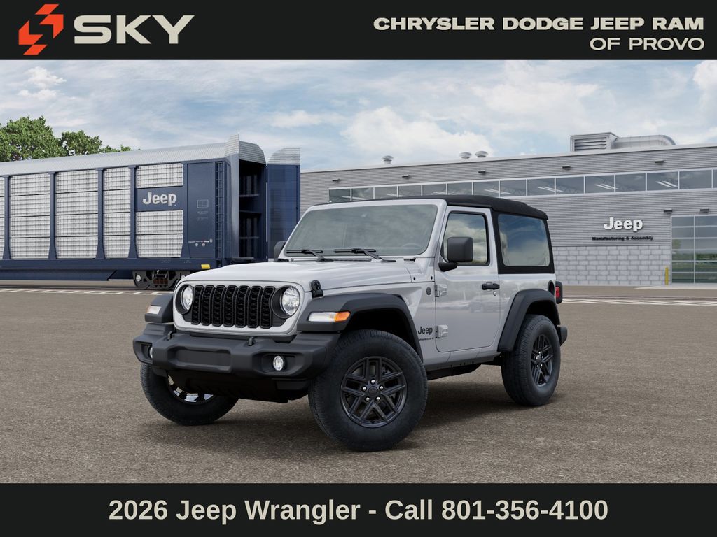 Bright White Clearcoat 2026 Jeep Wrangler Sport 2-Door 4WD SUV / Crossover Four-Wheel Drive 6-Speed Manual
