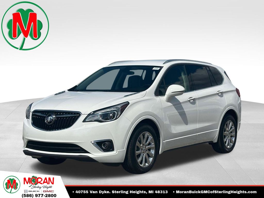 Summit White 2019 Buick Envision SUV / Crossover Front-Wheel Drive 6-Speed Automatic