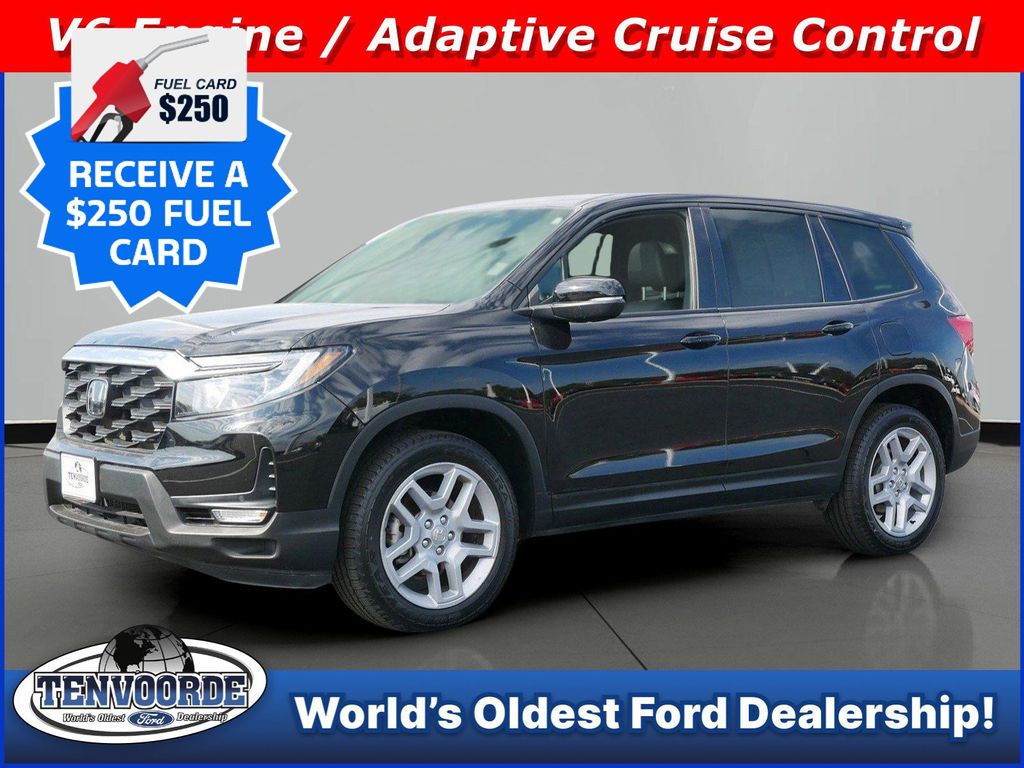Crystal Black Pearl 2024 Honda Passport EX-L AWD SUV / Crossover All-Wheel Drive 9-Speed Automatic