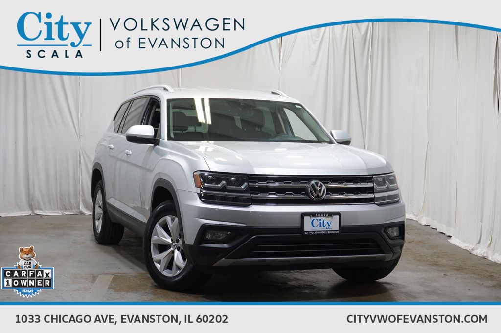 Reflex Silver Metallic 2018 Volkswagen Atlas SUV / Crossover All-Wheel Drive 8-Speed Automatic