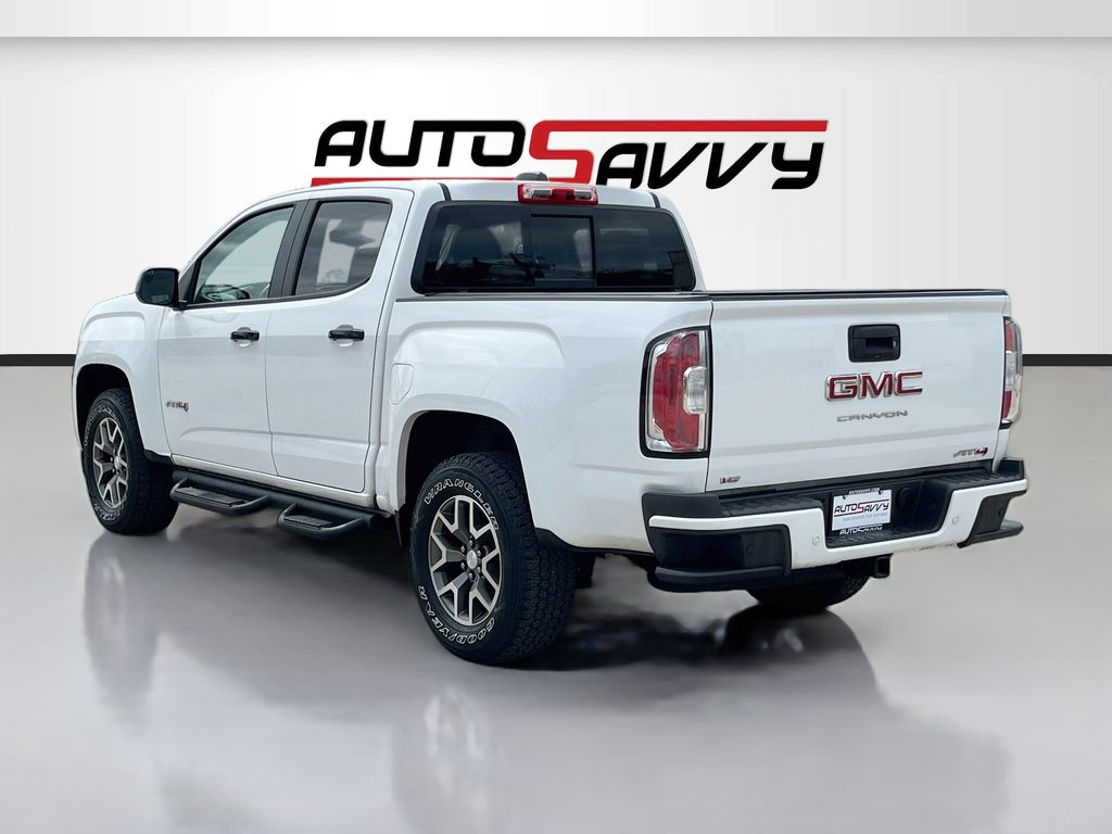 2021 GMC Canyon AT4 w/Leather White at AutoSavvy Houston Northwest