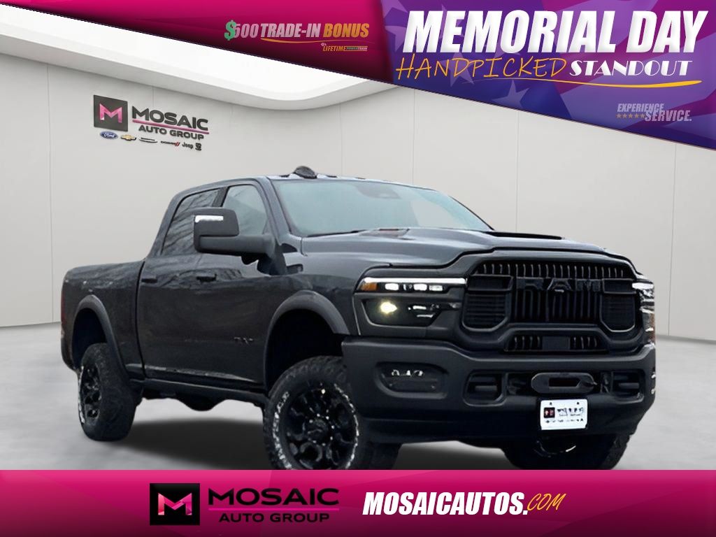 Forged Blue Metallic 2026 RAM 2500 Power Wagon Crew Cab 4WD Pickup Truck Four-Wheel Drive 8-Speed Automatic