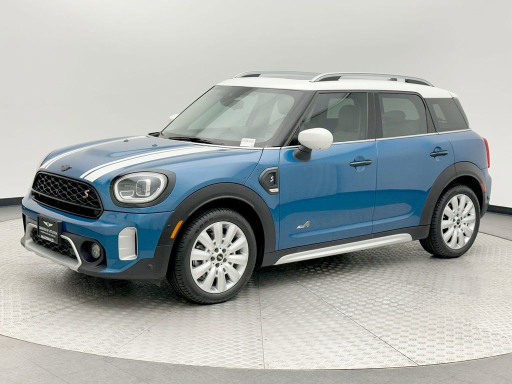 Island Blue Metallic 2022 MINI Countryman Cooper S ALL4 AWD SUV / Crossover All-Wheel Drive 8-Speed Automatic