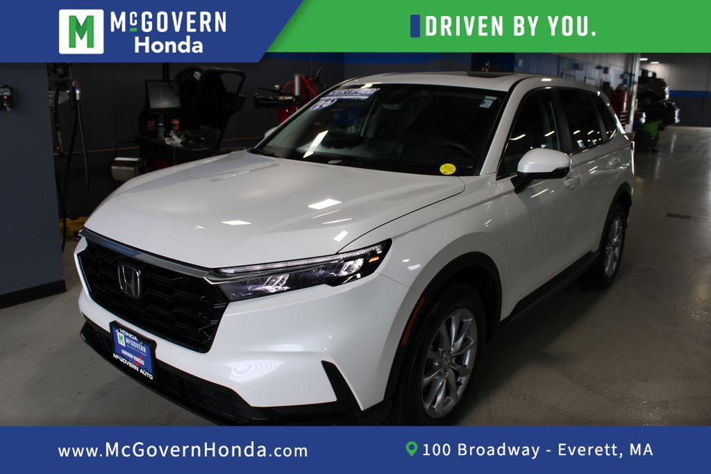 Platinum White Pearl 2026 Honda CR-V SUV / Crossover All-Wheel Drive Continuously Variable Transmission