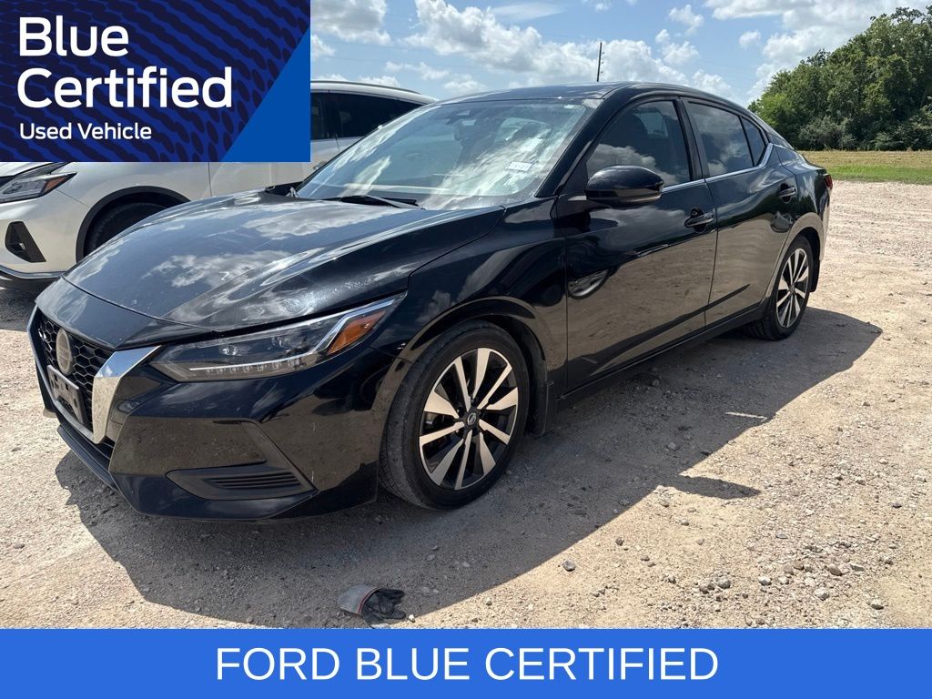 2020 Nissan Sentra SV Black at Texan Dodge Chrysler Jeep Ram