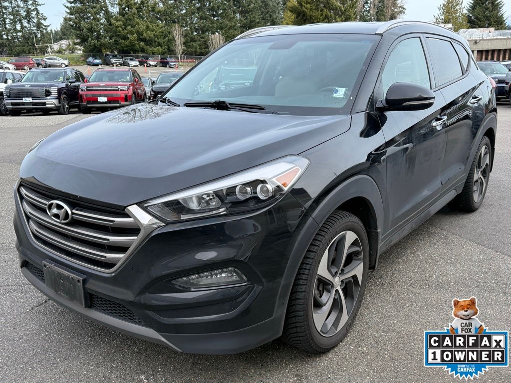 Ash Black 2016 Hyundai Tucson 1.6T Limited AWD SUV / Crossover All-Wheel Drive 7-Speed Automatic
