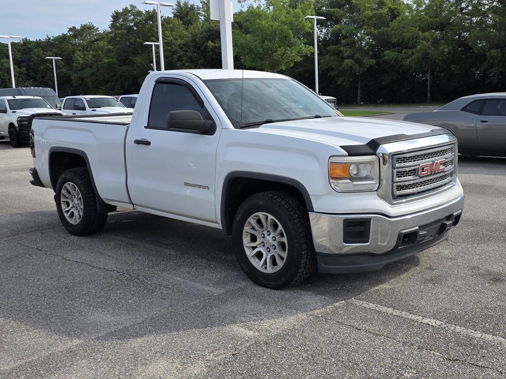 Summit White 2014 GMC Sierra 1500 Base Pickup Truck 4X2 6-Speed Automatic Overdrive